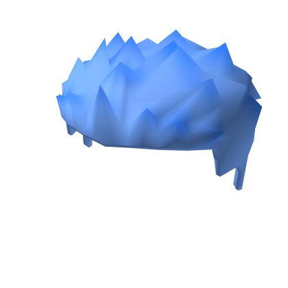 Roblox Item Spiked Blue  Hair