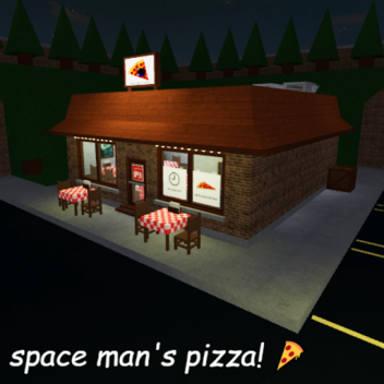 space man's pizza!