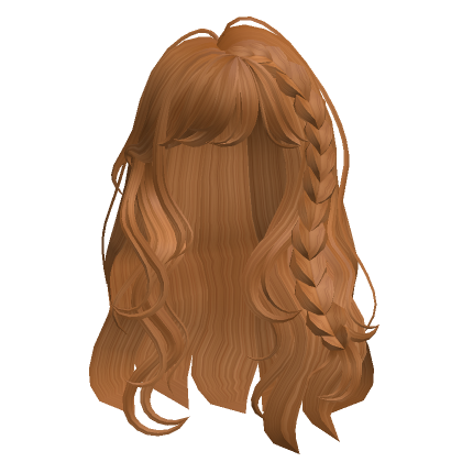 Wavy Side Braid Hair Ginger's Code & Price - RblxTrade