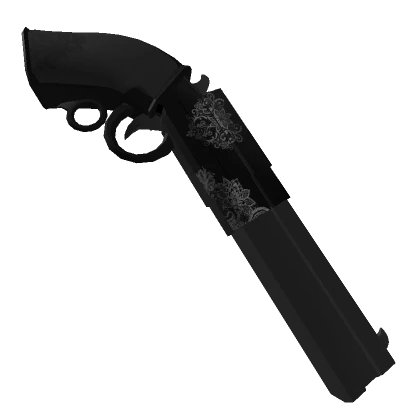 (Right) Fancy Black Blaster Gun | Roblox Item - Rolimon's