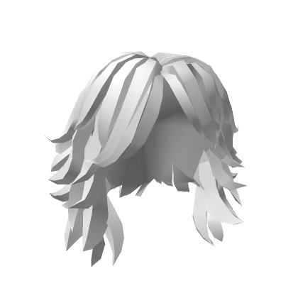 Emo Hair Swoop - White - Roblox