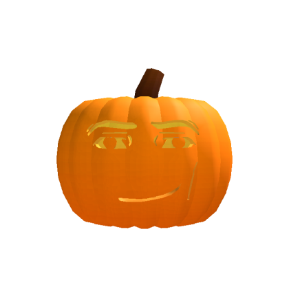 Me and my dad made a man face pumpkin : r/roblox