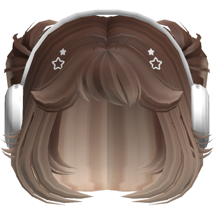 Short Y2K Buns Cotton Candy w/ Star Headphones - Roblox