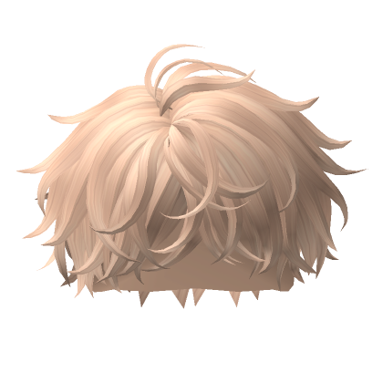 Cute Messy Blonde Boy Hair's Code & Price - RblxTrade
