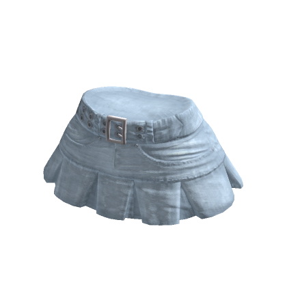 Light blue skirt outlet 3d