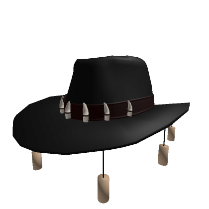 Akubra Croc Corks Black Sundown Cowboy Hat Roblox Item Rolimon s