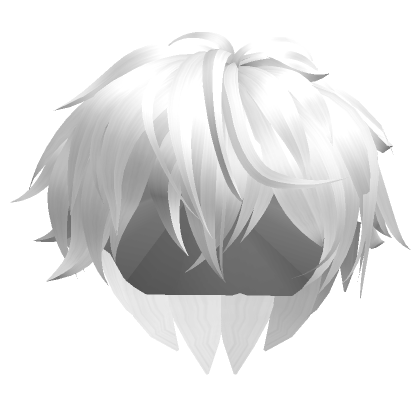 Black to White Cool Anime Hair's Code & Price - RblxTrade