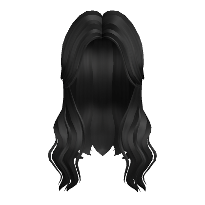 Black Hair (Long) - Roblox