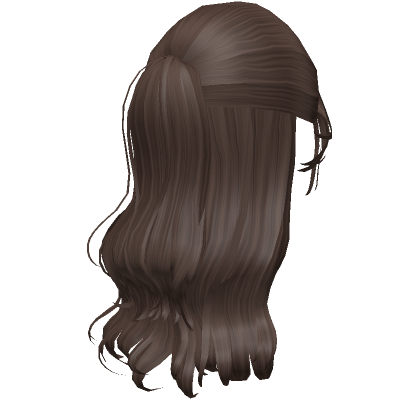 Y2K Material Girl Hair Extension (Brown)'s Code & Price - RblxTrade