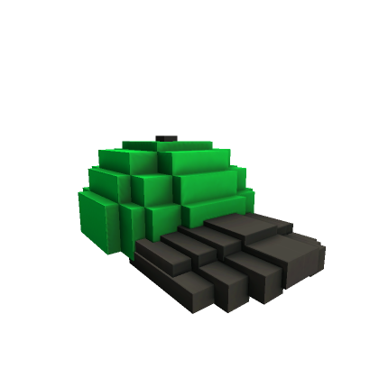 Roblox Item Green 8-Bit Cap