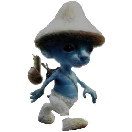 The clearance smurfs cat