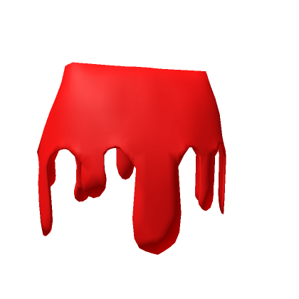 Roblox Item Red Ink Drip Skirt