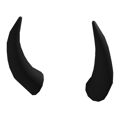 Roblox Item Black Horns