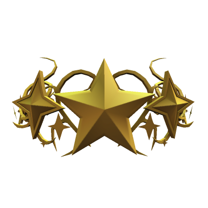 Gold Star Cyber Sigil Crown | Roblox Item - Rolimon's