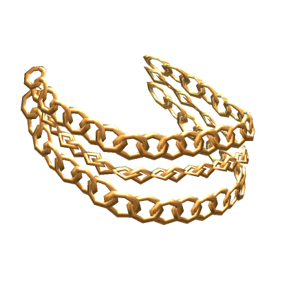 LEFT Shoulder Chain (Gold) | Roblox Item - Rolimon's