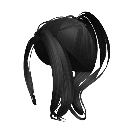 Roblox Item high y2k ponytail (black) 
