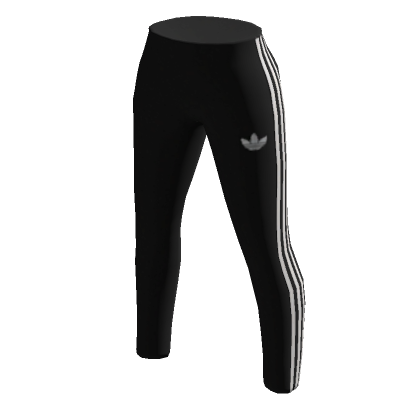 White adidas with black stripes roblox store