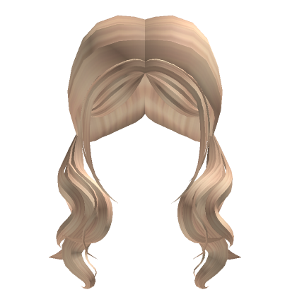 Roblox Item Blonde Country Girl Flowy Pigtails