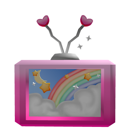 Roblox Item Rainbow Pink Tv