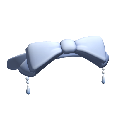 Blue Hair With Bow - Roblox Transparent PNG - 420x420 - Free