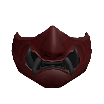 Máscara de Samurai del Sol Rojo - Roblox
