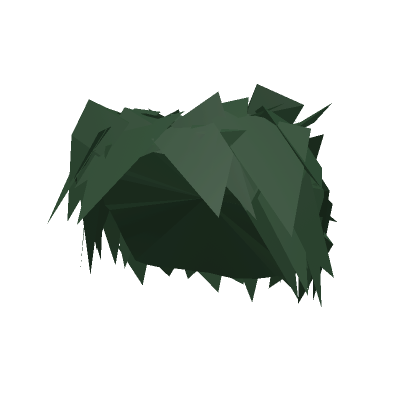 Green Messy Hair - Roblox