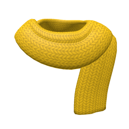 Roblox Item Yellow Knit Scarf (1.0)