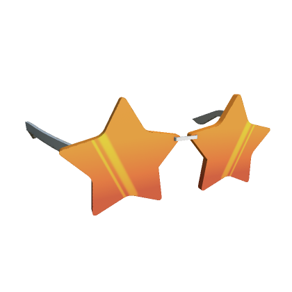 Roblox Item Halloween Orange Star Shades