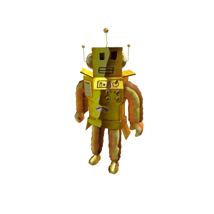 Golden Mr. Robot - Roblox