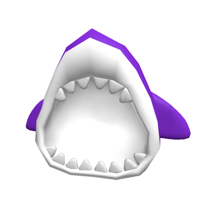 Purple Shark Hood - Roblox