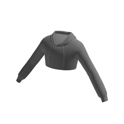 Grey Cropped Hoodie | Roblox Item - Rolimon's