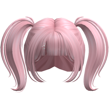 Roblox Item Kawaii Anime  Mini-Pigtails ( Pink )