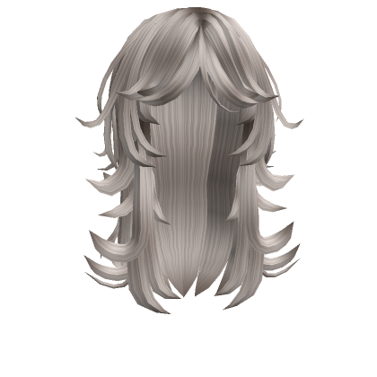 Long Fluffy Anime Pixie Haircut (Ash Blonde)