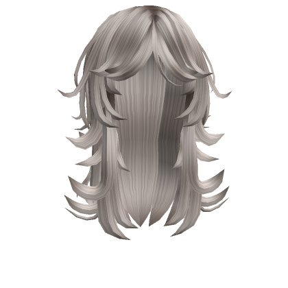 Long Fluffy Anime Pixie Haircut (Ash Blonde) | Roblox Item - Rolimon's