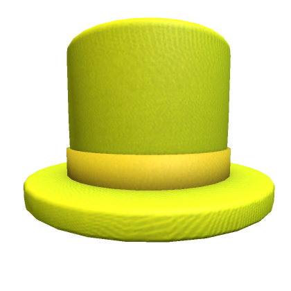 Roblox Item yellow top hat