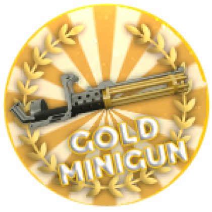 Gold Minigun - Roblox