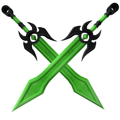 Green Dual Overlord Sword | Roblox Item - Rolimon's