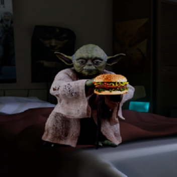 [ASMR] yoda eats hamburger while my parents fight 