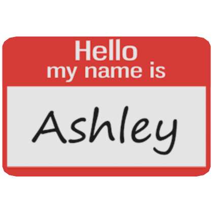 Name Tag: Ashley | Roblox Item - Rolimon's