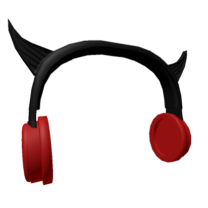 Roblox 3D Boy Head With Red Headphones PNG Images & PSDs for