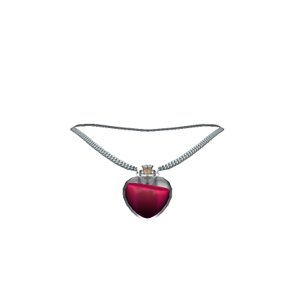 Roblox Item 3.0 Heart Vial of Blood Necklace
