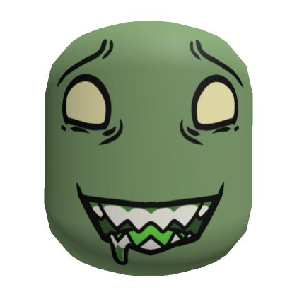 Worried Zombie Face [Moss Green]'s Code & Price - RblxTrade