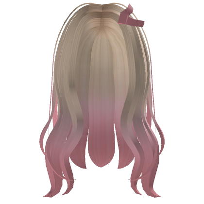 Blond and Pink Nezuk Anime Hair | Roblox Item - Rolimon's