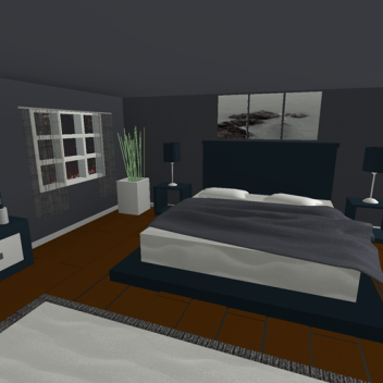 Grey Bed room