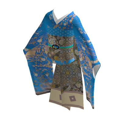 Kimono - Pretty Blue - Roblox