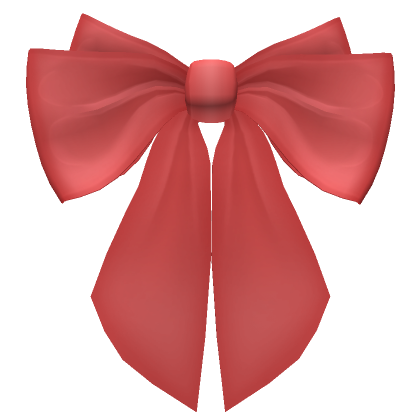 Roblox Item red hair bow
