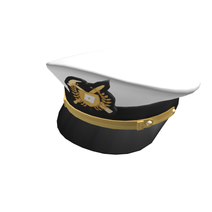 Roblox Item White Naval Cap