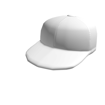 Roblox Item White Baseball Cap