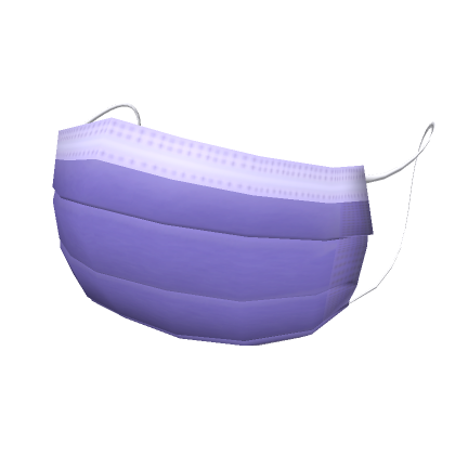 Roblox Item Purple Surgical Mask