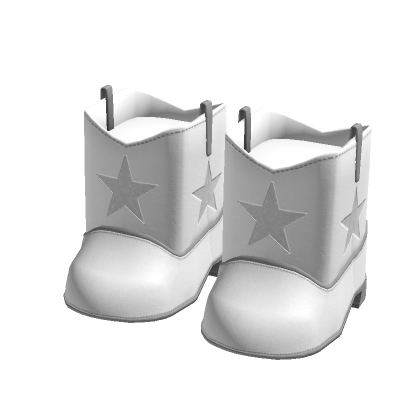 White 2024 star boots